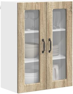 vidaXL vidaXL Front do zmywarki z półką z drzwiami Dąb Sonoma 60 x 31 x 80 cm 3