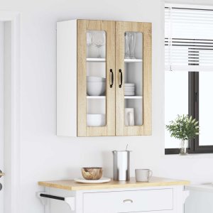 vidaXL vidaXL Front do zmywarki z półką z drzwiami Dąb Sonoma 60 x 31 x 80 cm 4