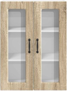 vidaXL vidaXL Front do zmywarki z półką z drzwiami Dąb Sonoma 60 x 31 x 80 cm 6