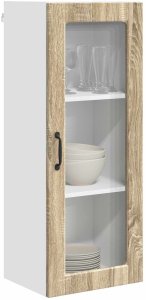 vidaXL vidaXL Front do zmywarki z półką Dąb Sonoma 40 x 31 x 100 cm 3