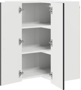 vidaXL vidaXL Front do zmywarki Lucca Czarny 57 x 57 x 80 cm 5