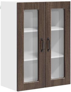 vidaXL vidaXL Front do zmywarki z półką Brązowy dąb 60 x 31 x 80 cm 2