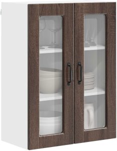 vidaXL vidaXL Front do zmywarki z półką Brązowy dąb 60 x 31 x 80 cm 3