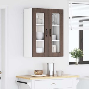 vidaXL vidaXL Front do zmywarki z półką Brązowy dąb 60 x 31 x 80 cm 4