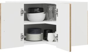 vidaXL vidaXL Front do zmywarki z półką Dąb rzemieślniczy 57 x 57 x 40 cm 3