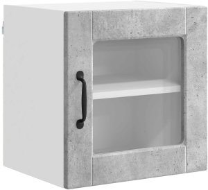vidaXL vidaXL Front do zmywarki z półką 2 pcs Betonowy szary 40 x 31 x 40 cm 5