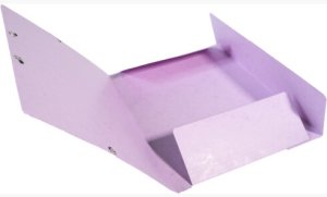 Exacompta Elastic folder Pastel Purple 24x32 cm fits A4 sheets - 400 grams solid colored cardboard - wyprodukowano we Francji 7