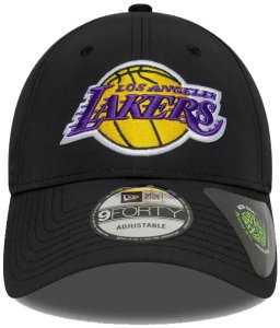 New Era Czapka z daszkiem NEW ERA LA Lakers NBA Recycled 9FORTY czarna 2