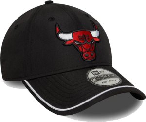 New Era Czapka NEW ERA z daszkiem Chicago Bulls NBA Piping Czarna 9FORTY 3
