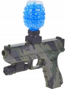 Skleplolki PISTOLET NA KULKI ŻELOWE AUTOMAT BATERIA OKULARY 1000KULEK CELOWNIK GRANAT 5