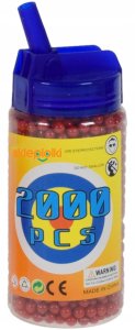 Skleplolki 2000 SZTUK KULEK PLASTIKOWYCH DO PISTOLETU KARABINU BB 6MM RÓŻNE KOLORY 8