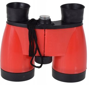 Skleplolki Bezpieczna lornetka plastikowa kompas regulowana ogniskowa 4X46 dla dzieci 5