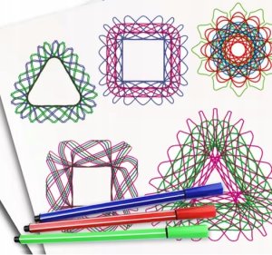 Skleplolki Spirograf Zestaw dla dzieci do rysowania i Kreatywnej Edukacyjnej Zabawy 3