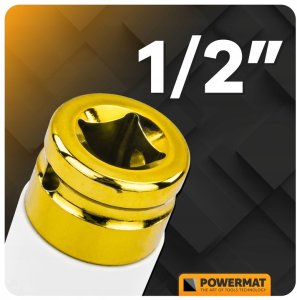 Powermat ZESTAW NASADEK UDAROWYCH DO FELG ALUMINIOWYCH 17/19/21 MM KOLOROWE 3 SZT 10