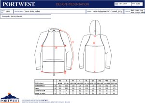 Kurtka męska Mac in Sac S440 - Klasyczna kurtka przeciwdeszczowa - oliwkowy 5XL 7