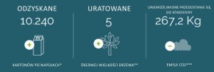 Lucart EcoNatural* L-ONE MINI* 180 papier toaletowy w systemie Centrefeed 2-warstwowy 180 m - 12 rolek 3