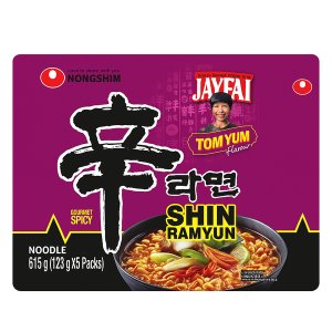 Nongshim Oryginalna zupa Shin Ramyun Tom Yum Jayfai, bardzo ostra 5 x 123g - 2