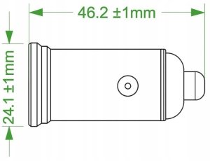 Ładowarka Techly Ładowarka samochodowa USB-A QC + USB-C PD 45W 3