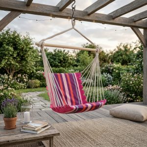 Domoletti Hammock Chair LIME/PINK (6) 2