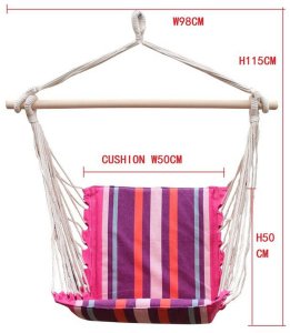 Domoletti Hammock Chair LIME/PINK (6) 3