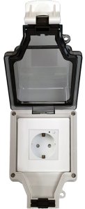 RTX Gniazdko IP67 zewnętrzne natynkowe do ogrodu Pomiar energii TUYA WiFi 4