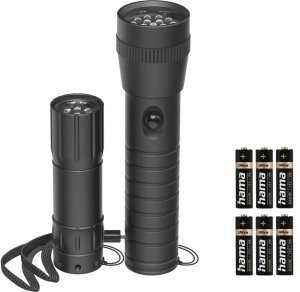 Latarka Hama Dwóch latarek LED 25lm 60lm 5