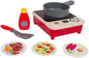 VimToys Drewniana Kuchenka + Akcesoria EDUKAMP 2