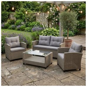 Domoletti Outdoor furniture set Grey 4 seater 2