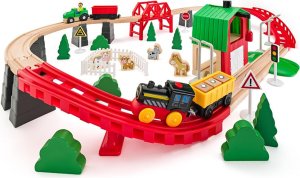 Woodyland WOODYLAND Drewn. kolejka Farma 60el 93077 30777 2
