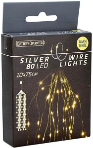 Lampki choinkowe Christmas decoration Druciki 80 LED, 75 cm (ORI_839468) 4