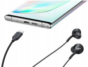 Słuchawki Samsung Słuchawki USB-C Samsung AKG EO-IC100BBEGEU Dokonałowe Galaxy S24 A55 A56 one size 4