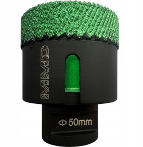 Falon-Tech Otwornica diamentowa brazowana MMD 50 mm M14 do gresu ceramiki płytek 7