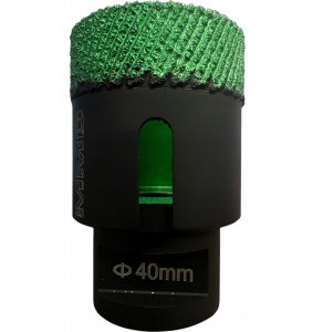 Falon-Tech Otwornica diamentowa brazowana MMD 40 mm M14 do gresu ceramiki płytek 2
