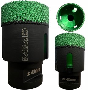 Falon-Tech Otwornica diamentowa brazowana MMD 40 mm M14 do gresu ceramiki płytek 6