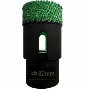 Falon-Tech Otwornica diamentowa brazowana MMD 32 mm M14 do gresu ceramiki płytek 8