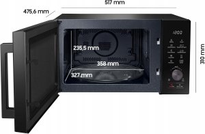 Kuchenka mikrofalowa Samsung Samsung Mikrowelle/Grill 900W/28Liter - MC28A5137CK *schwarz* 3