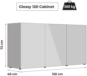 Aquael AQUAEL ZESTAW GLOSSY ST 150 D&N SZARY + SZAFKA 15