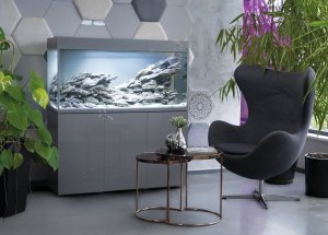 Aquael AQUAEL ZESTAW GLOSSY ST 150 D&N SZARY + SZAFKA 16