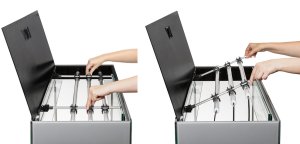 Aquael AQUAEL ZESTAW GLOSSY ST 150 D&N SZARY + SZAFKA 4