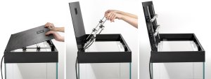 Aquael AQUAEL ZESTAW OPTISET 125 CZARNY 2.0+SZAFKA 5