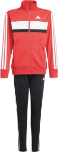 Adidas Dres dla dzieci adidas Seasonal Essentials Tiberio 3-Stripes Tricot czerwono-czarny JI6214 140cm 2