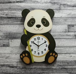 JVD Zegar ścienny HJ113 dziecięcy miś panda 27x40 cm . 2