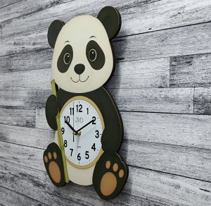 JVD Zegar ścienny HJ113 dziecięcy miś panda 27x40 cm . 3