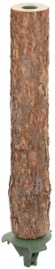 Springos Choinka na pniu 220 cm sosna diamentowa ośnieżona premium ze stojakiem i jutą UNIWERSALNY 17