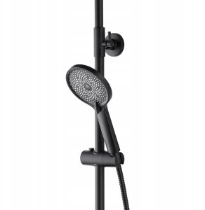 Zestaw prysznicowy Invena Shower set RIKIA with mixer black 4