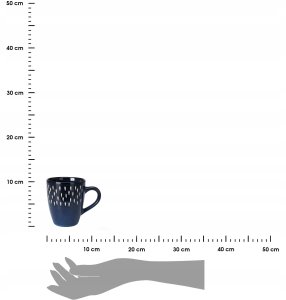 Siaki Collection Kubek Ceramiczny Granatowy 350 ml SIAKI COLLECTION Wytrzymały 2