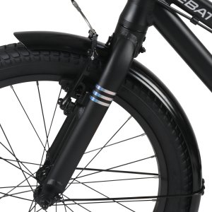 KS Cycling Rower dziecięcy 20 cali aluminiowy BATCH czarny mat 4