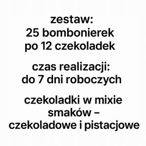B&B Słodycze z Pomysłem Bombonierka świąteczny upominek 25szt 2