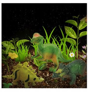 Grafix Dinozaury Terrarium Ogród W Słoiku Lampka Nocna Zestaw Edukacyjny Nasiona 2
