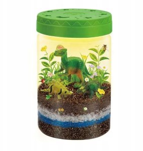 Grafix Dinozaury Terrarium Ogród W Słoiku Lampka Nocna Zestaw Edukacyjny Nasiona 4